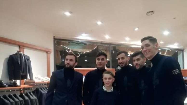 FOTO FV, 7 viola alla festa di Natale Montezemolo