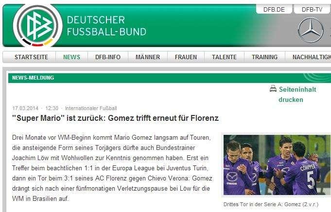GOMEZ, La Federazione lo celebra: ''È tornato''
