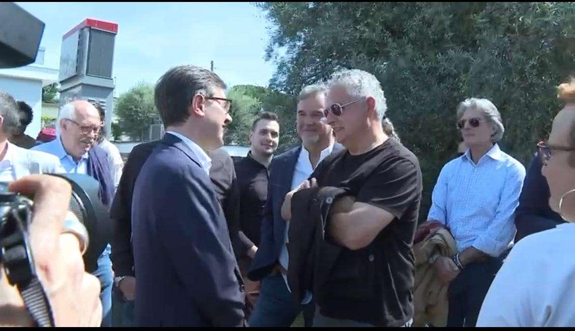 FOTO FV, Baggio a Firenze per la piazza intitolata a Ikeda