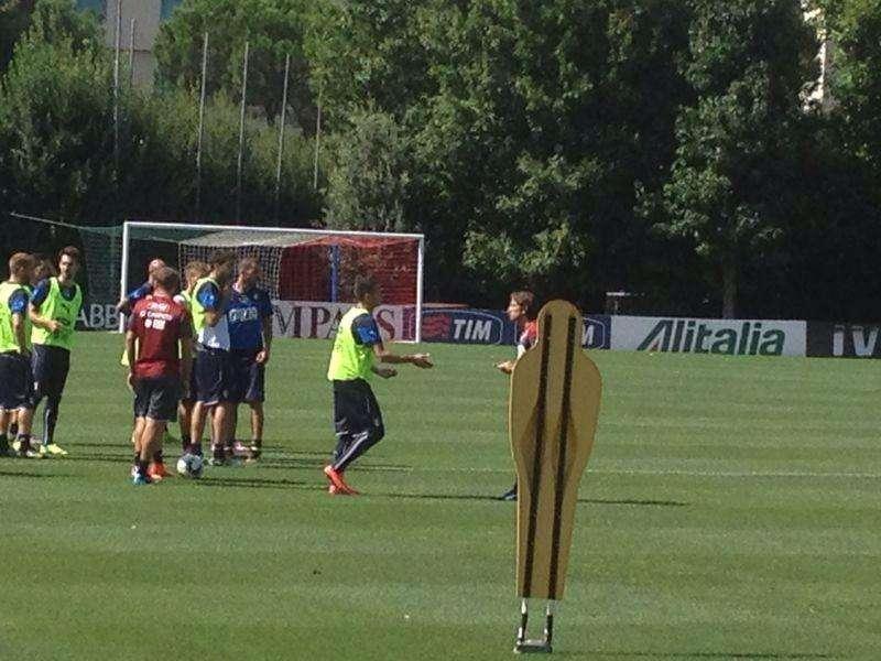 FOTO FV, Pasqual si allena a Coverciano