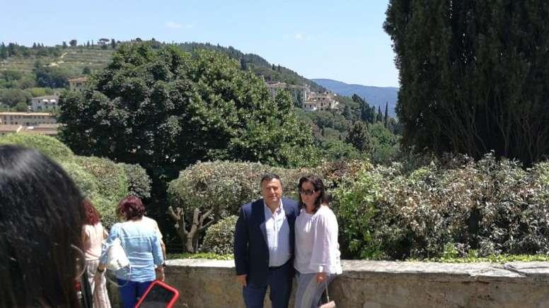 FOTO FV, Commisso a pranzo a Fiesole poi...