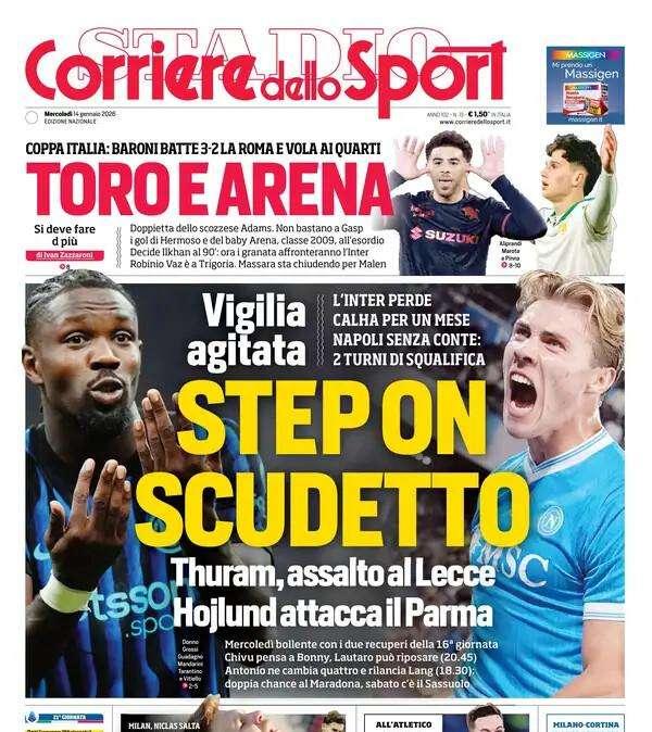 Rassegna stampa: le prime pagine dei quotidiani di oggi