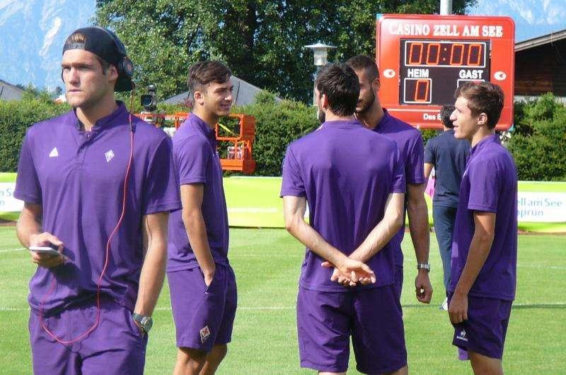 FOTO FV, La Fiorentina sul campo di Zell am See