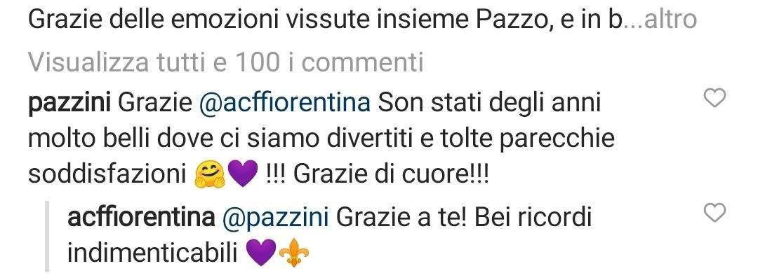 PAZZINI, In viola anni molto belli e soddisfacenti