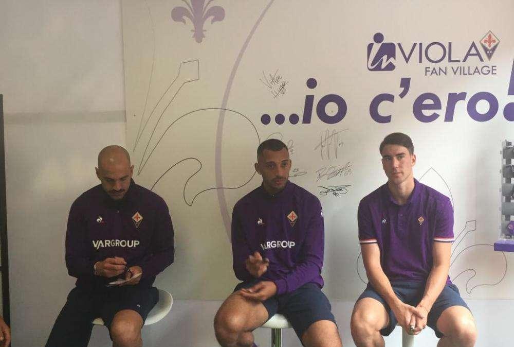 VIDEO FV, Vlahovic, Saponara e Hugo agli autografi