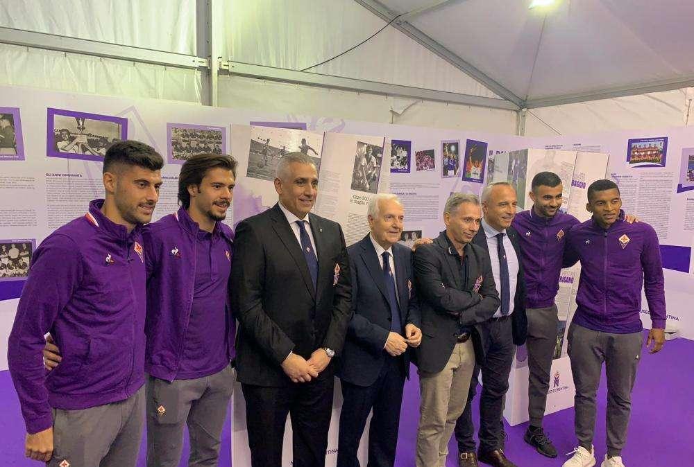 FOTO FV, Viola allo stand del Museo Fiorentina