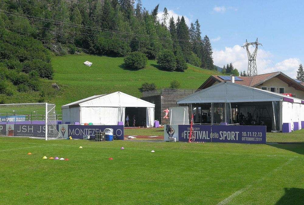 MOENA, Al via l'ultimo giorno di ritiro per i viola