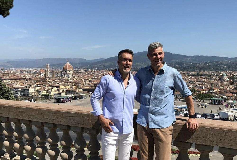 VIDEO-FOTO, Bati incontra Toldo al P. Michelangelo
