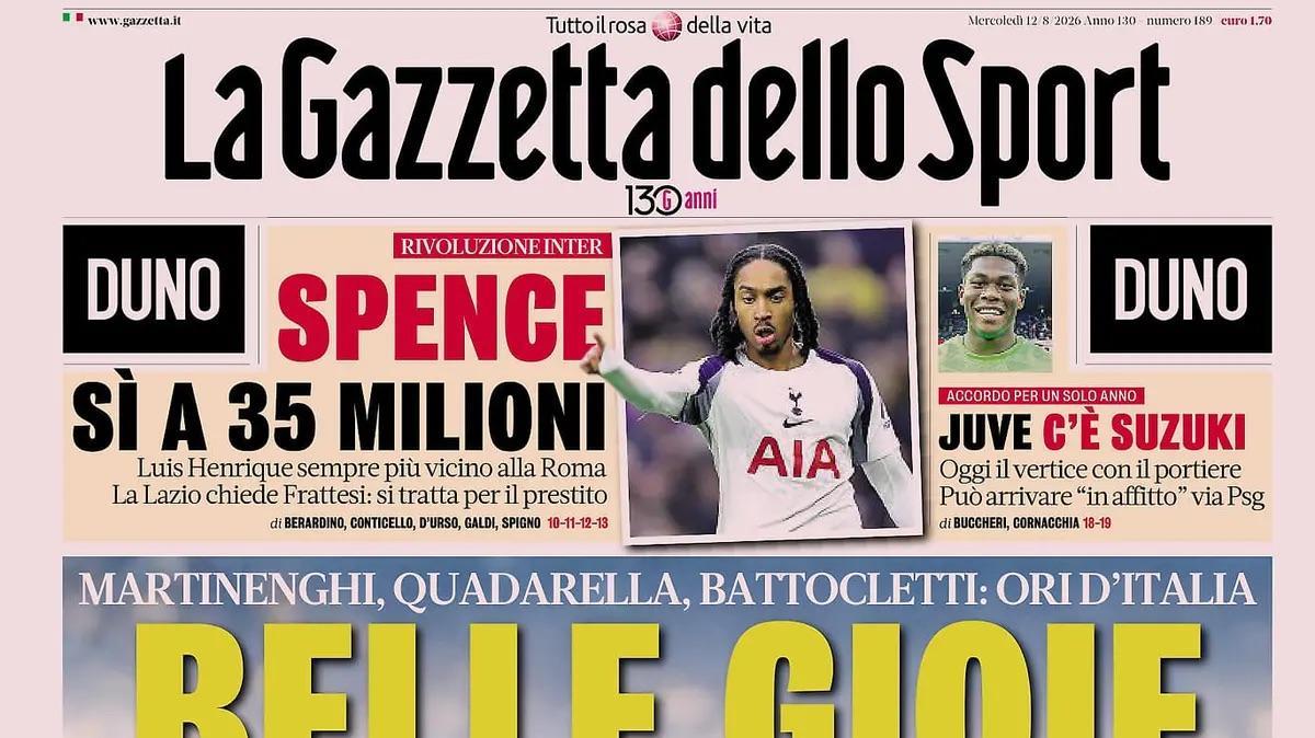 Rassegna stampa, le prime pagine dei quotidiani sportivi in edicola