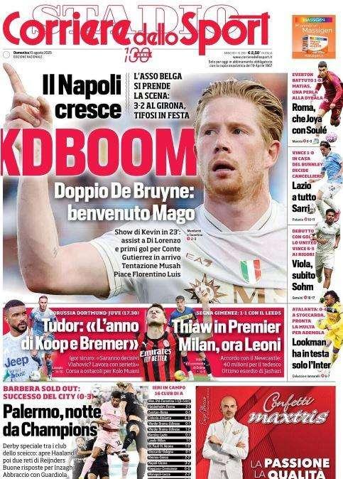 Rassegna stampa, le prime pagine dei quotidiani sportivi italiani di oggi