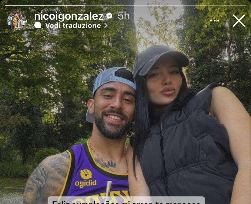 FOTO, Nico e gli auguri romantici alla fidanzata