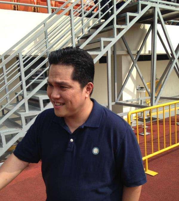 THOHIR, Che gaffe: "Interista dai tempi degli olandesi"