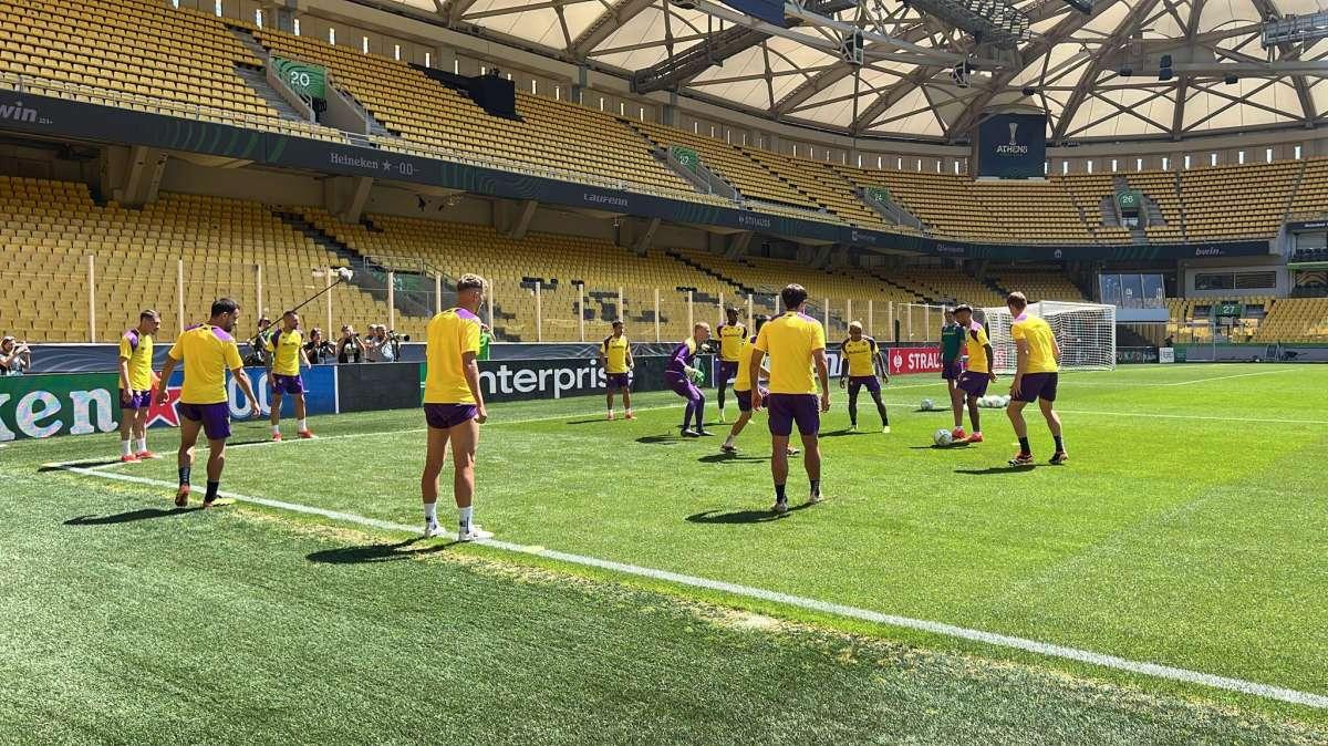 VIDEO FV, Torello e lavoro a gruppi: Fiorentina in campo, ultima seduta pre finale