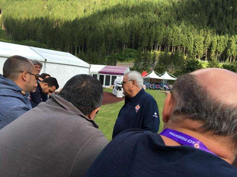 MOENA, Corvino e un saluto informale ai giornalisti