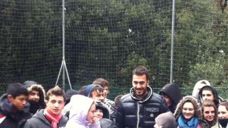 FOTO FV, Viviano al campetto di  Villa Lorenzi