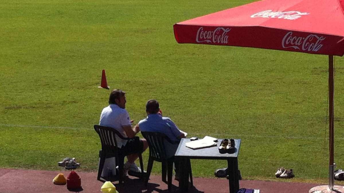 S. PIERO A SIEVE, Terminato l'allenamento