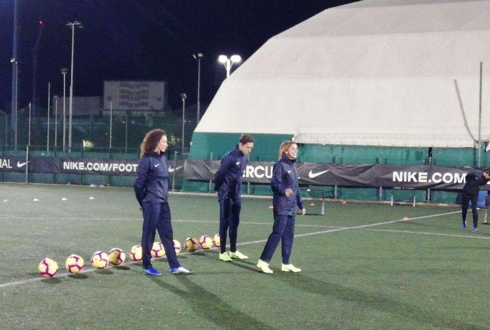 FOTO FV, Chiesa e Ilaria Mauro sul campo della Floria