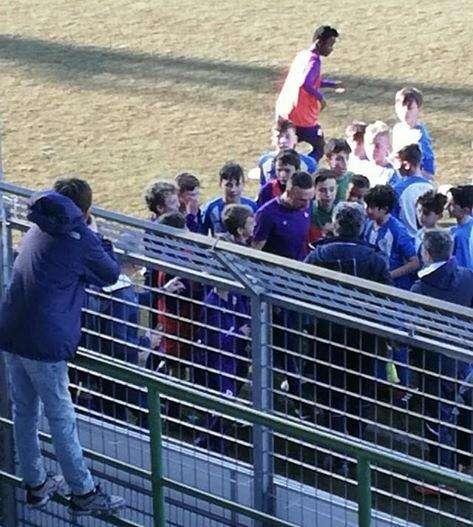 FOTO, Durante una partita al Bozzi spunta... Ribery