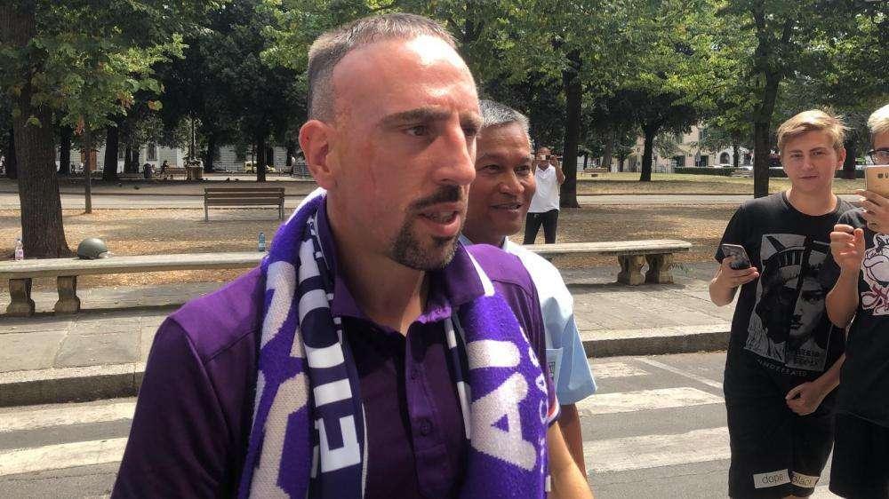 RIBERY, Allenamento tra palestra e campo