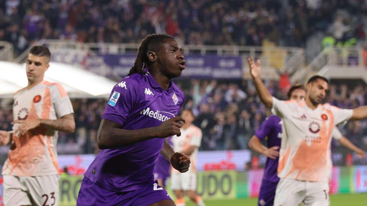 FIORENTINA-ROMA, Viola (quasi) perfetta: 3-1 al 45'