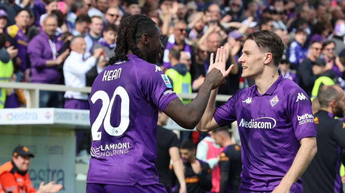 Confronto con lo scorso campionato: la Fiorentina ha 5 punti in più rispetto a un anno fa