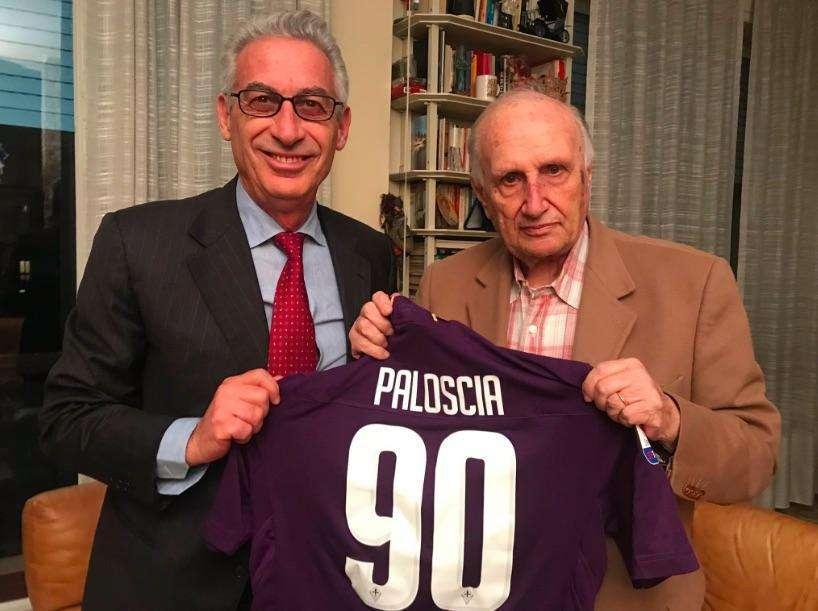 FOTO, Salica omaggia Paloscia per i 90 anni