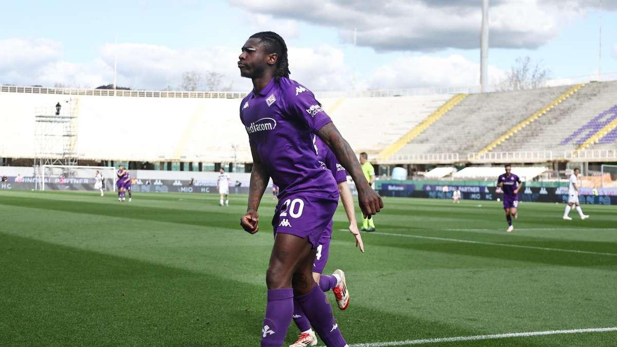 Ai piedi di Kean. In Fiorentina-Atalanta ha vinto anche la sfida tra bomber