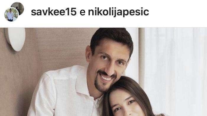 FOTO, L'ex difensore viola Savic è diventato padre