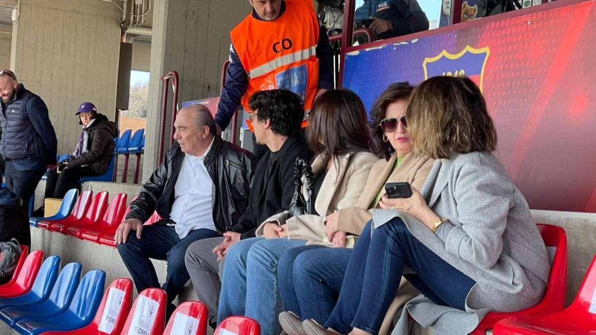 FOTO FV, Rocco e la moglie a vedere la Viola Primavera