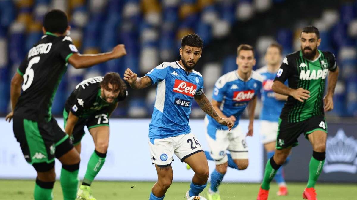 SASSUOLO-NAPOLI, Le formazioni ufficiali del match