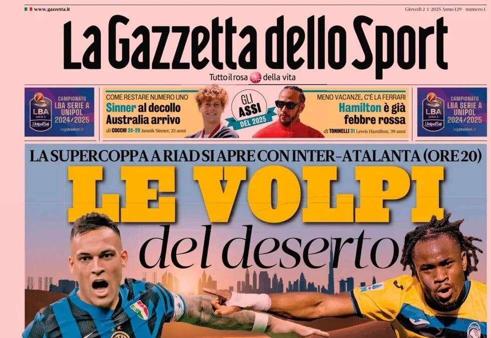 RASSEGNA STAMPA, Le prime pagine dei quotidiani
