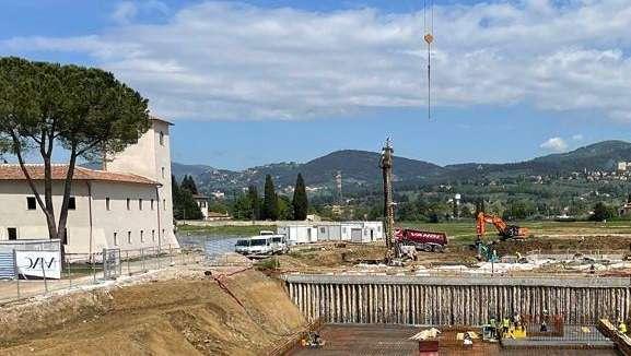FOTO, Stamani al V. Park Giani, Nardella e Pessina