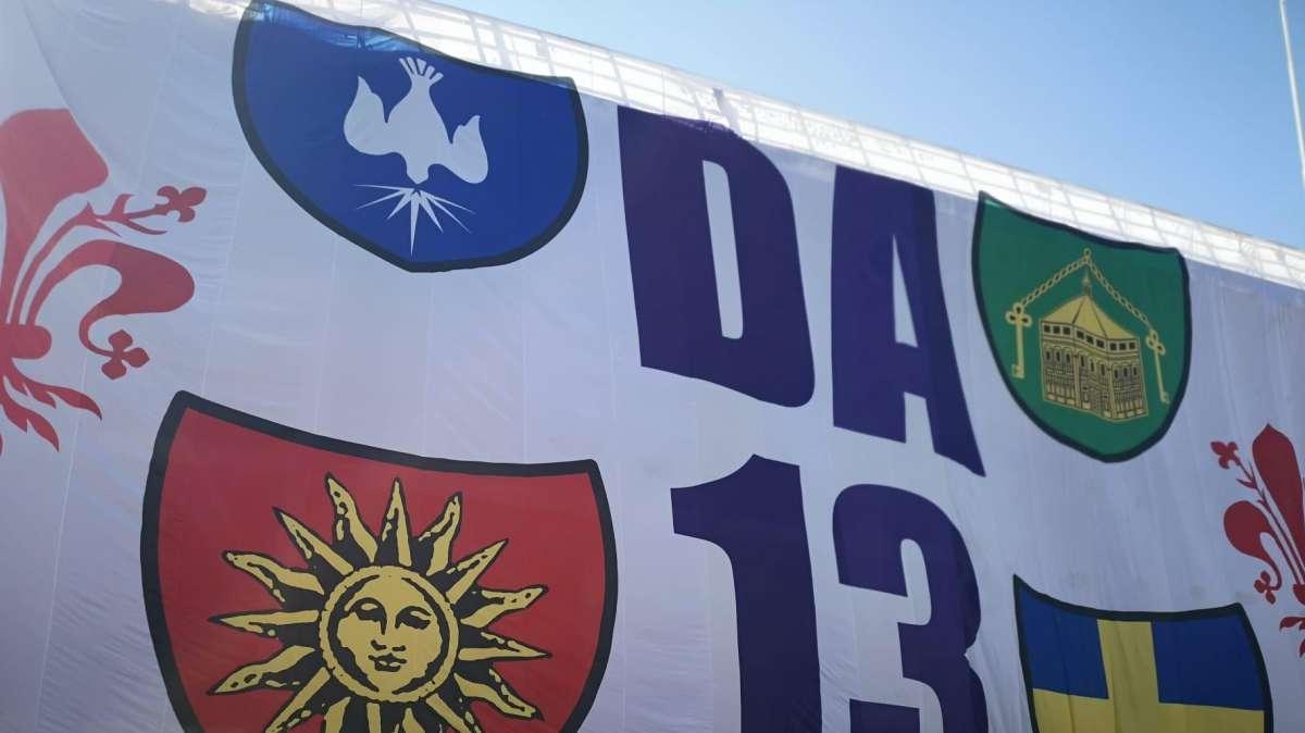 FOTO FV, Gigantografia per DA13 dietro la Fiesole
