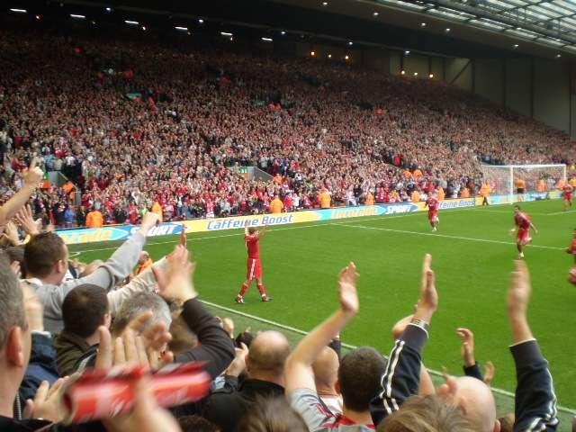 LIVERPOOL-HULL CITY, Vista da Anfield (foto)
