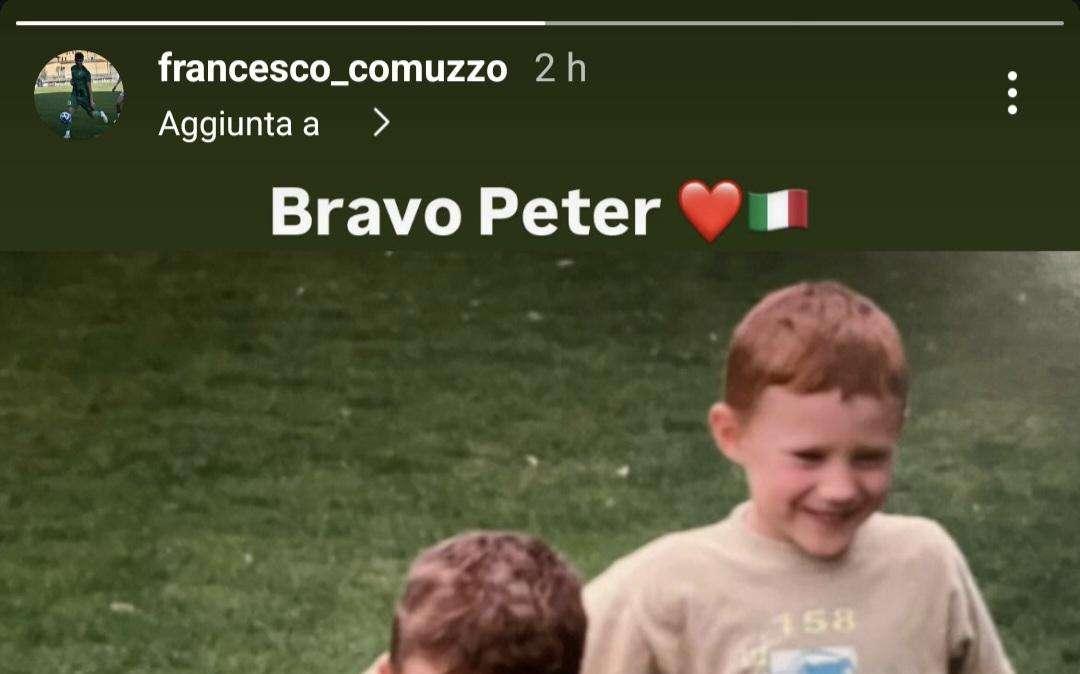 COMUZZO, I complimenti del fratello per la Nazionale