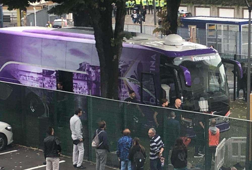 FOTO FV, La Fiorentina è arrivata al Tardini