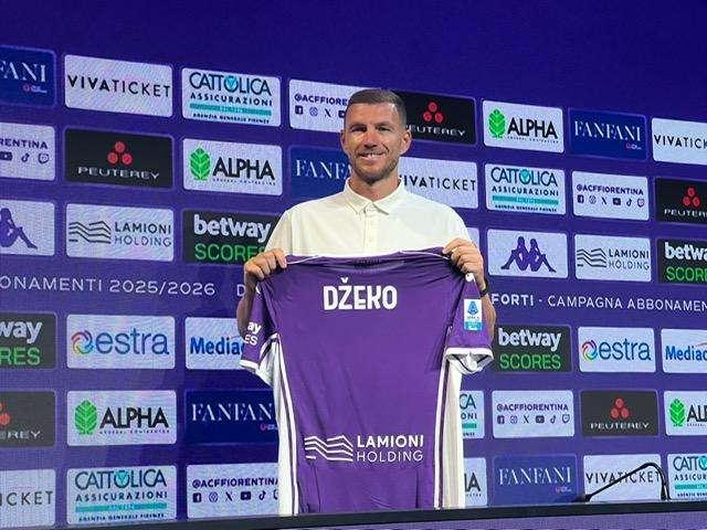 Grosseto-Fiorentina, 0-2 al 45' con gol di Braschi e Montenegro con doppio assist Dzeko