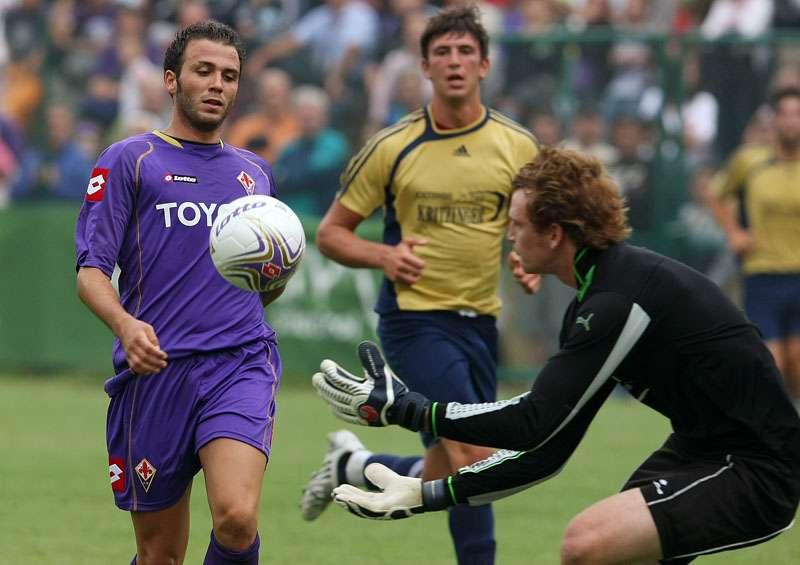 FIORENTINA-PROGRESUL 3-1, A segno Pazzini