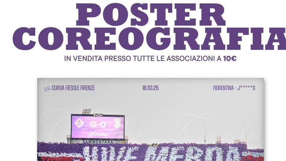 "Juve m...a", un poster per la storia: la coreografia ora in vendita a 10 euro
