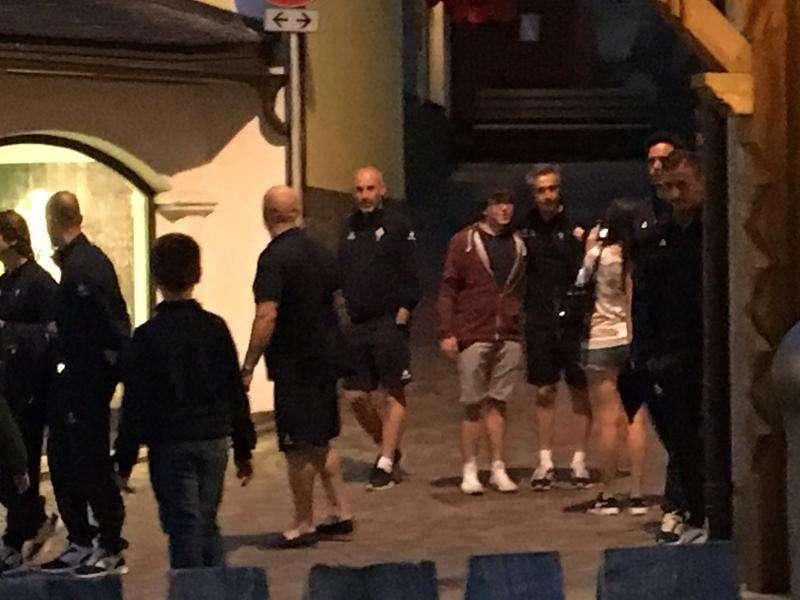 MOENA, Passeggiata serale per Sousa ed il suo staff