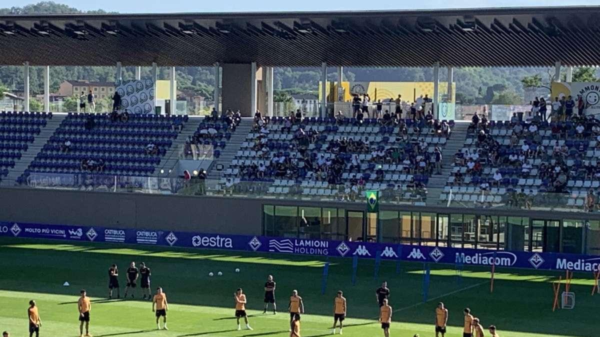 DAL V. PARK, Circa 150 tifosi a seguire l'allenamento