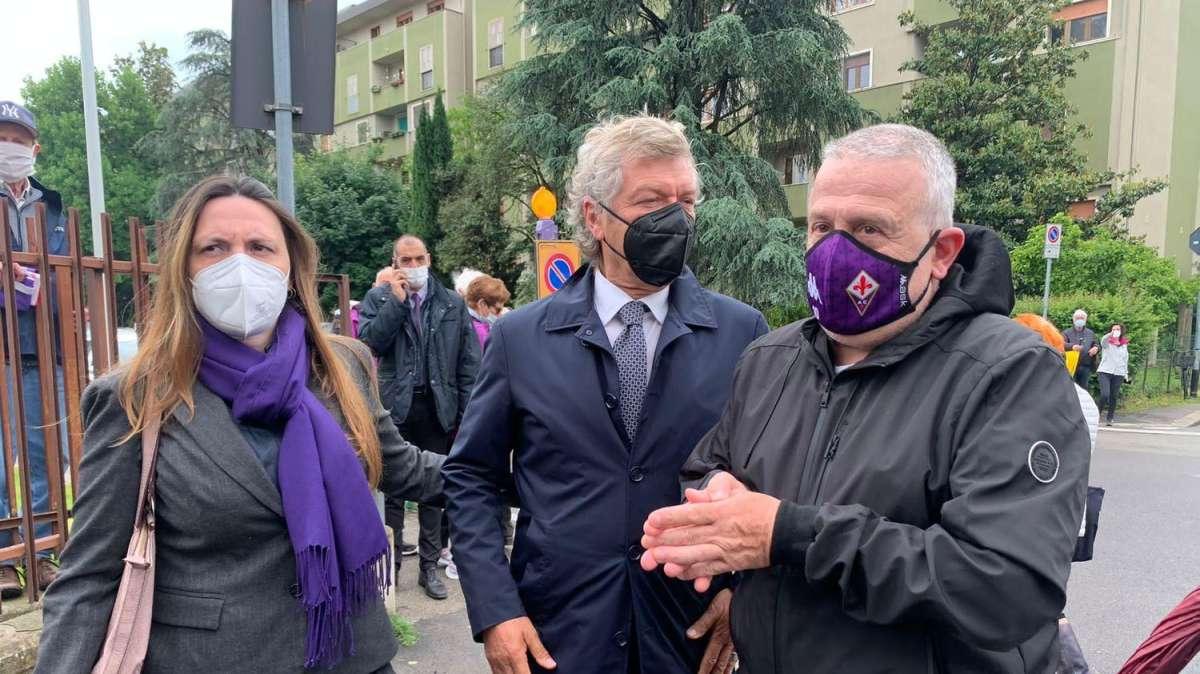 FOTO FV, Murale DA13: c’è anche Antognoni