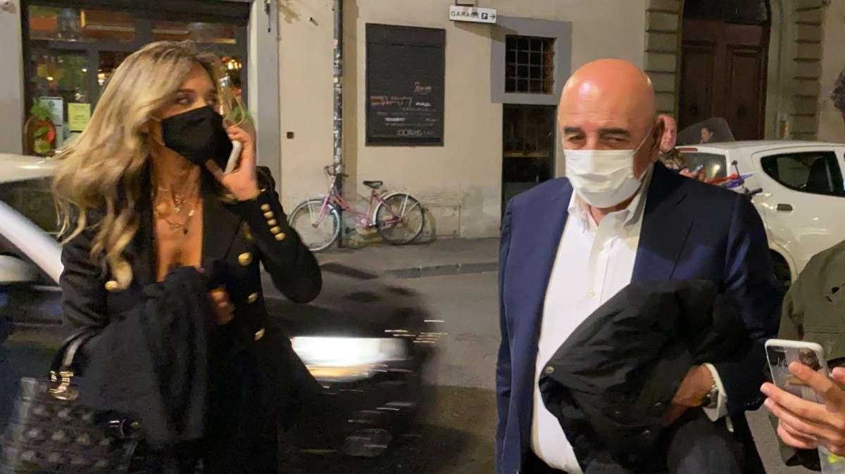 FOTO FV, Adriano Galliani in centro a Firenze