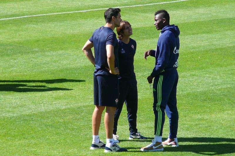 FOTO FV, Embolo a colloquio con Sanchez e Torreno