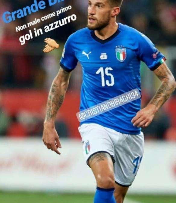 FOTO, Benassi a Biraghi: "Non male come primo gol"
