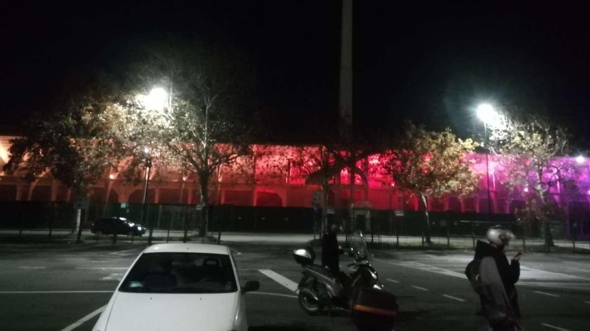 FOTO-VIDEO FV, Luci con i quattro colori al Franchi