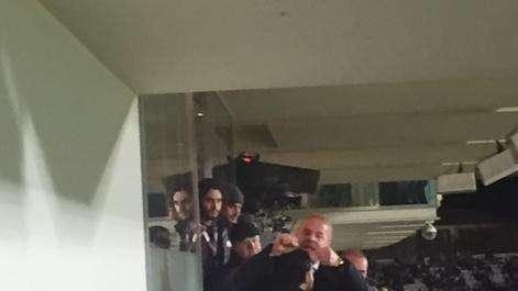 FOTO FV, Momenti di tensione tra Tare ed i tifosi viola al 45'