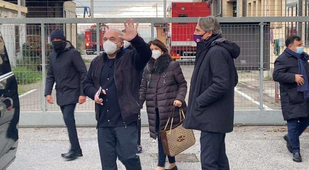 VIDEO FV, Commisso è atterrato a Firenze