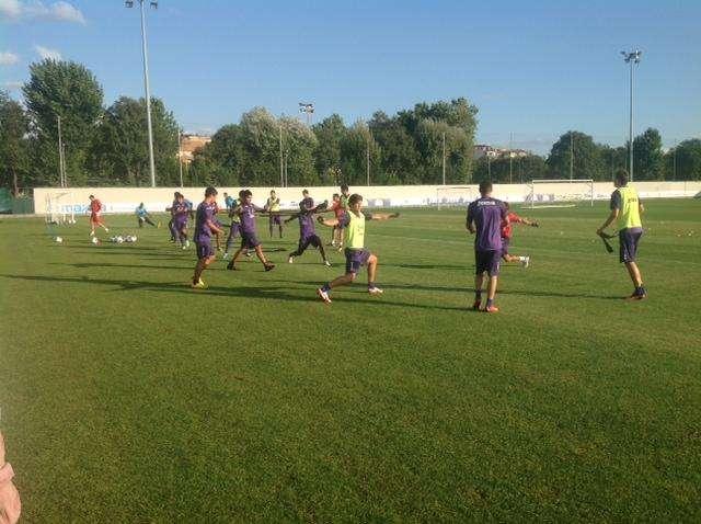 ALLENAMENTO, Le foto di FV dai Campini. Ambro out