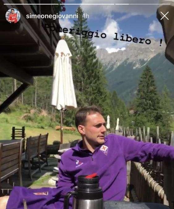 VIOLA, Il pomeriggio libero dei giocatori a Moena